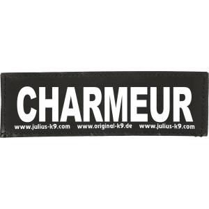 Julius-K9 tekstlabel Charmeur 11 x 3 cm