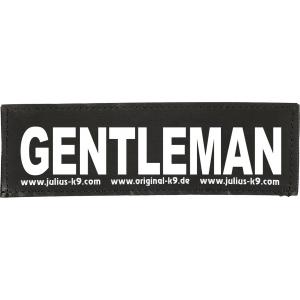 Julius-K9 tekstlabel Gentleman 16 x 5 cm